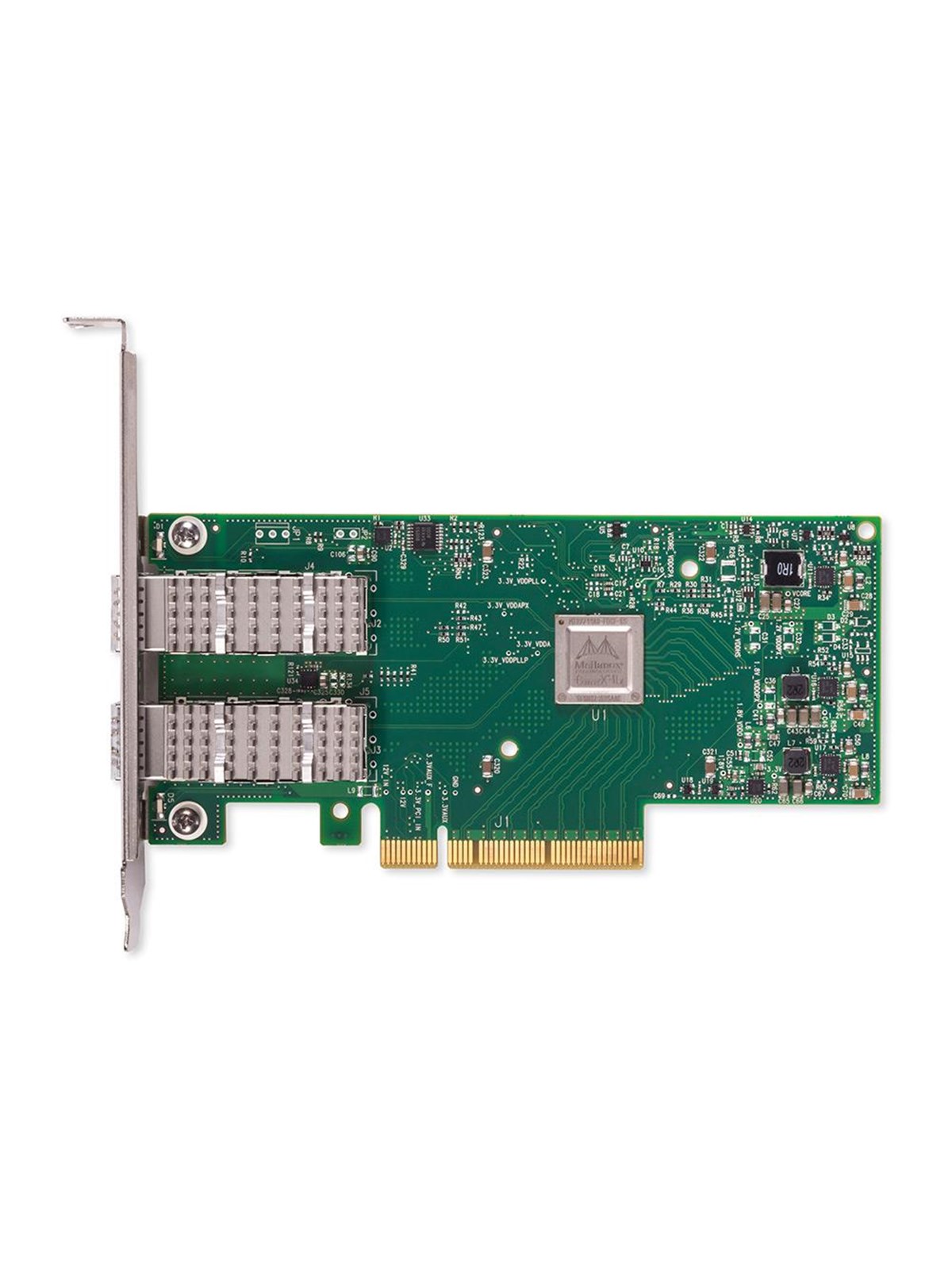 Mellanox Connectx-4 Lx EN Network Interface Card 25gbe Dual-port Sfp28 Pcie3.0 x8 Tall Bracket (Mcx4121a-acat) - Netzwerkadapter Netzkarte Druckserver