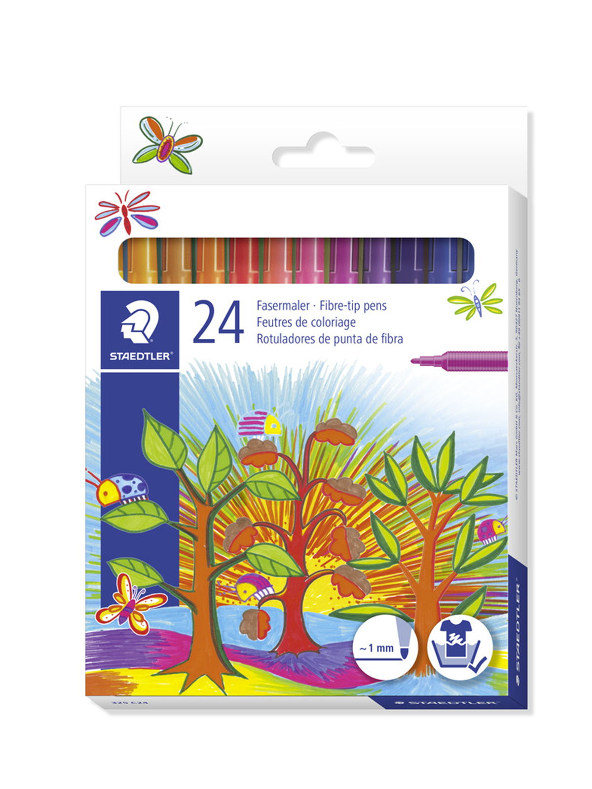 Staedtler Fibre-tip Pens 24pcs Cardbox - Utensilien Zum Schreiben Und Zeichnen - 325 C24