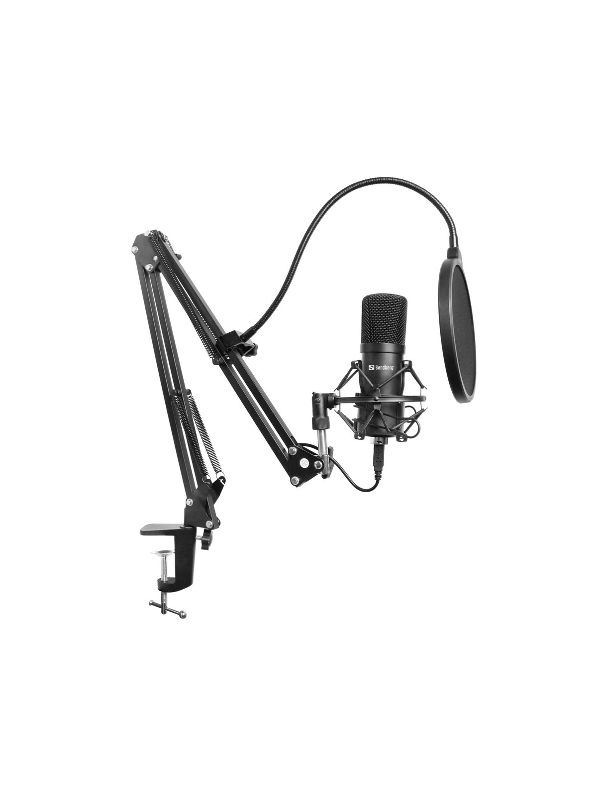 Sandberg Streamer Usb Microphone Kit - Mikrofone - 126-07