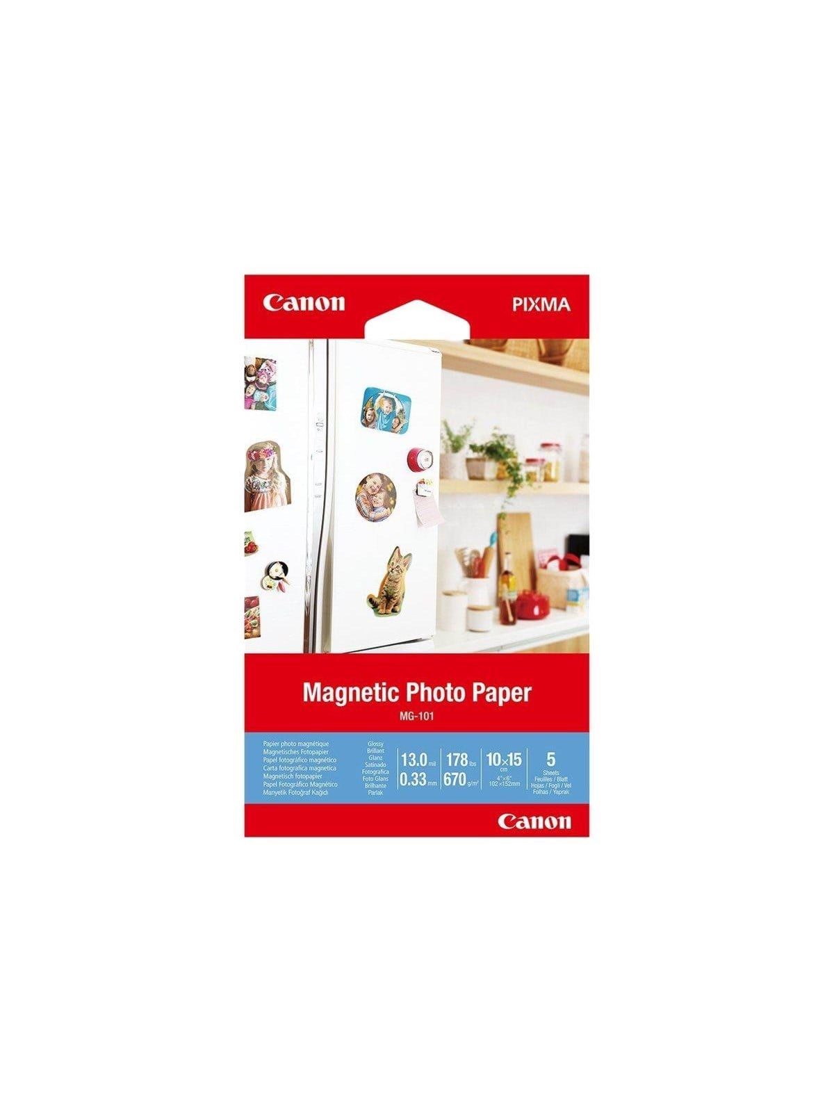 Canon Paper Mg-101 / 3634c002 Magnectic - Papier Fotopapier Und Etiketten