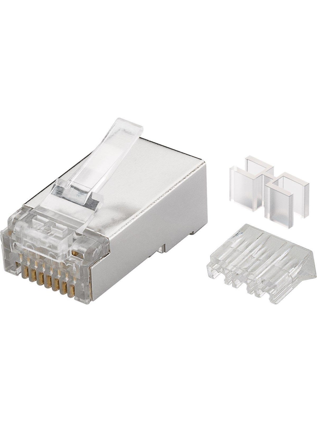 Pro Rj45 Plug Cat 6a Stp Shielded (10 Pack) - Netzwerk Kabel - 4040849725029