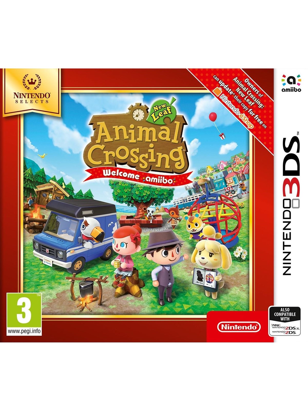 Animal Crossing: New Leaf - Welcome Amiibo - Nintendo Selects - Nintendo 3ds - Kinder - Pegi 3 - Spiele - 0045496477301