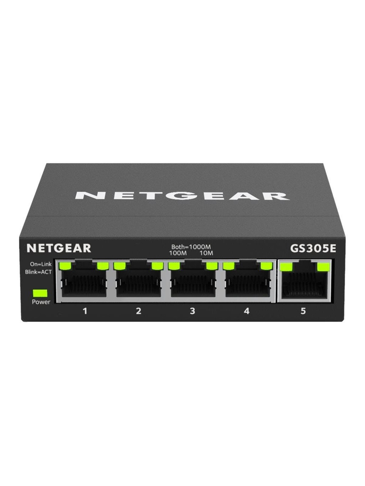 Netgear Gs305e 5-port Gigabit Ethernet Soho Plus Switch - Switches - Gs305e-100pes