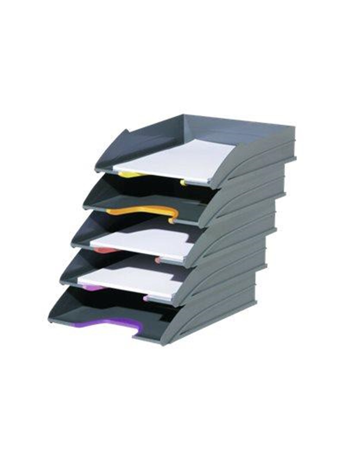 Durable Briefablageschalen Varicolor Tray Set A4 - Schreibtischzubehoer - 7705-57