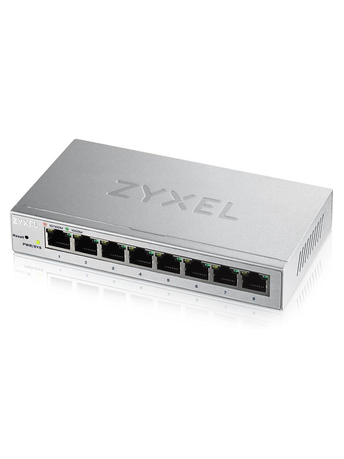 Zyxel Gs1200-8 8-port Web Managed Gigabit Switch - Switches - Gs1200-8-eu0101f
