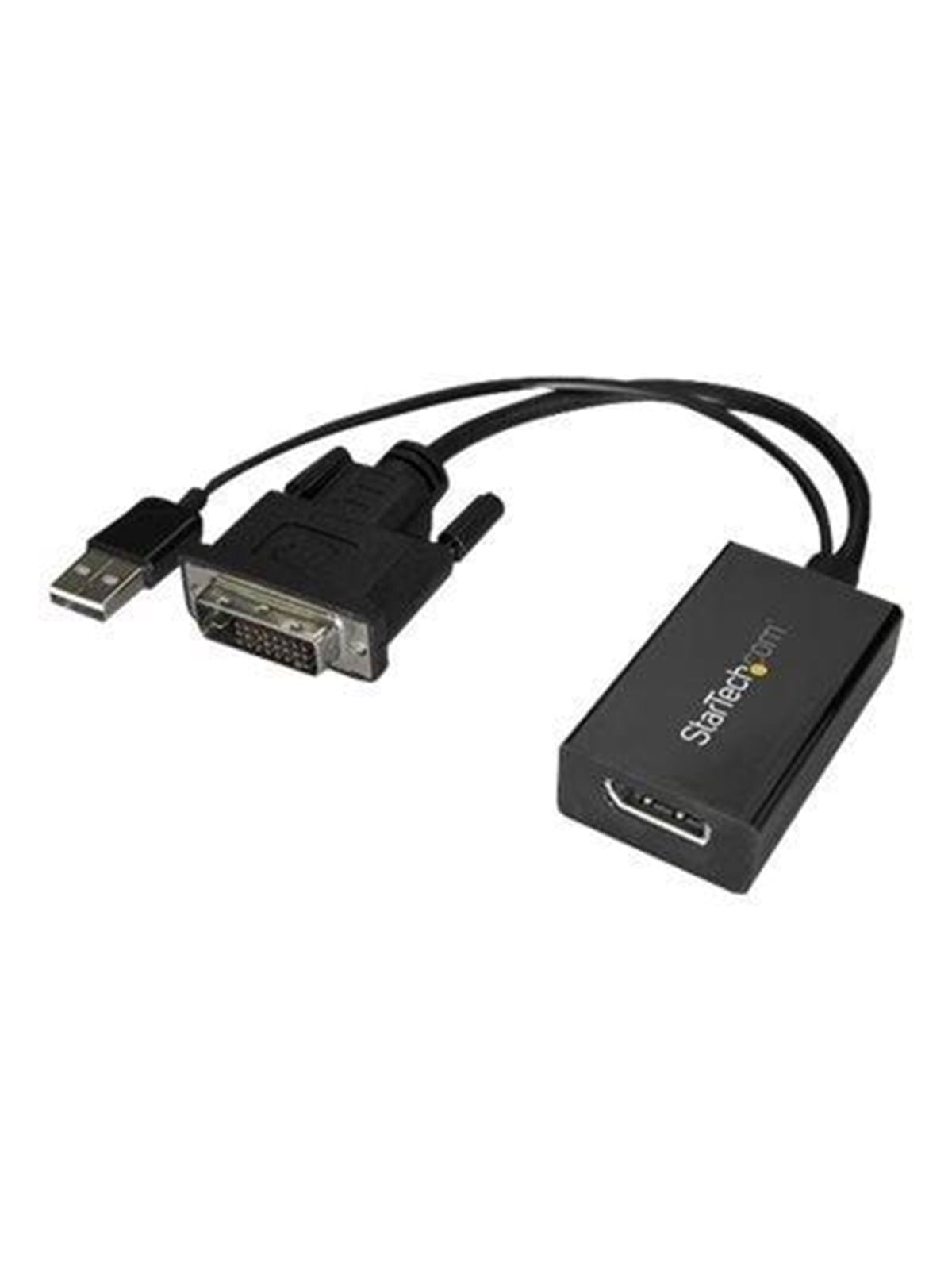 Dvi to Displayport Adapter - Usb Power - Dvi-d to DP Converter - Display Adapter - Display Kabel - Dvi2dp2