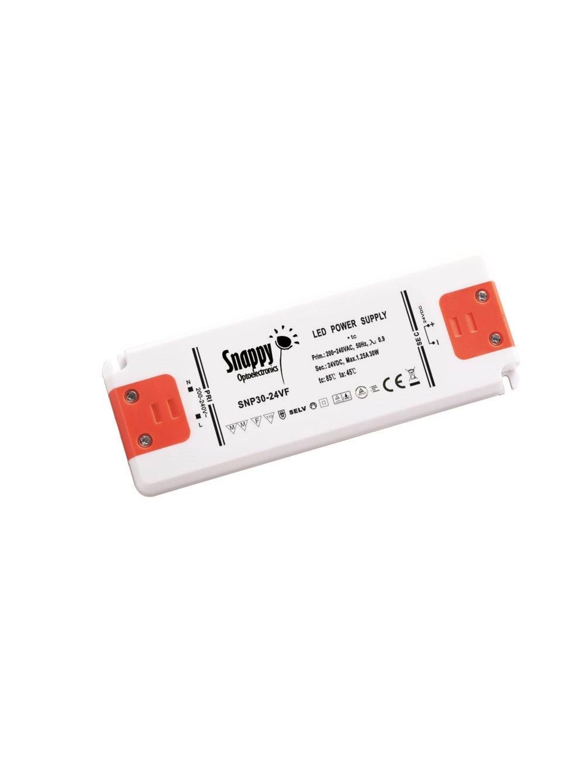 Develtron 24vdc Led Power Supply 30w - Snappy - Treiber Spulen Transformatoren - Vn600201