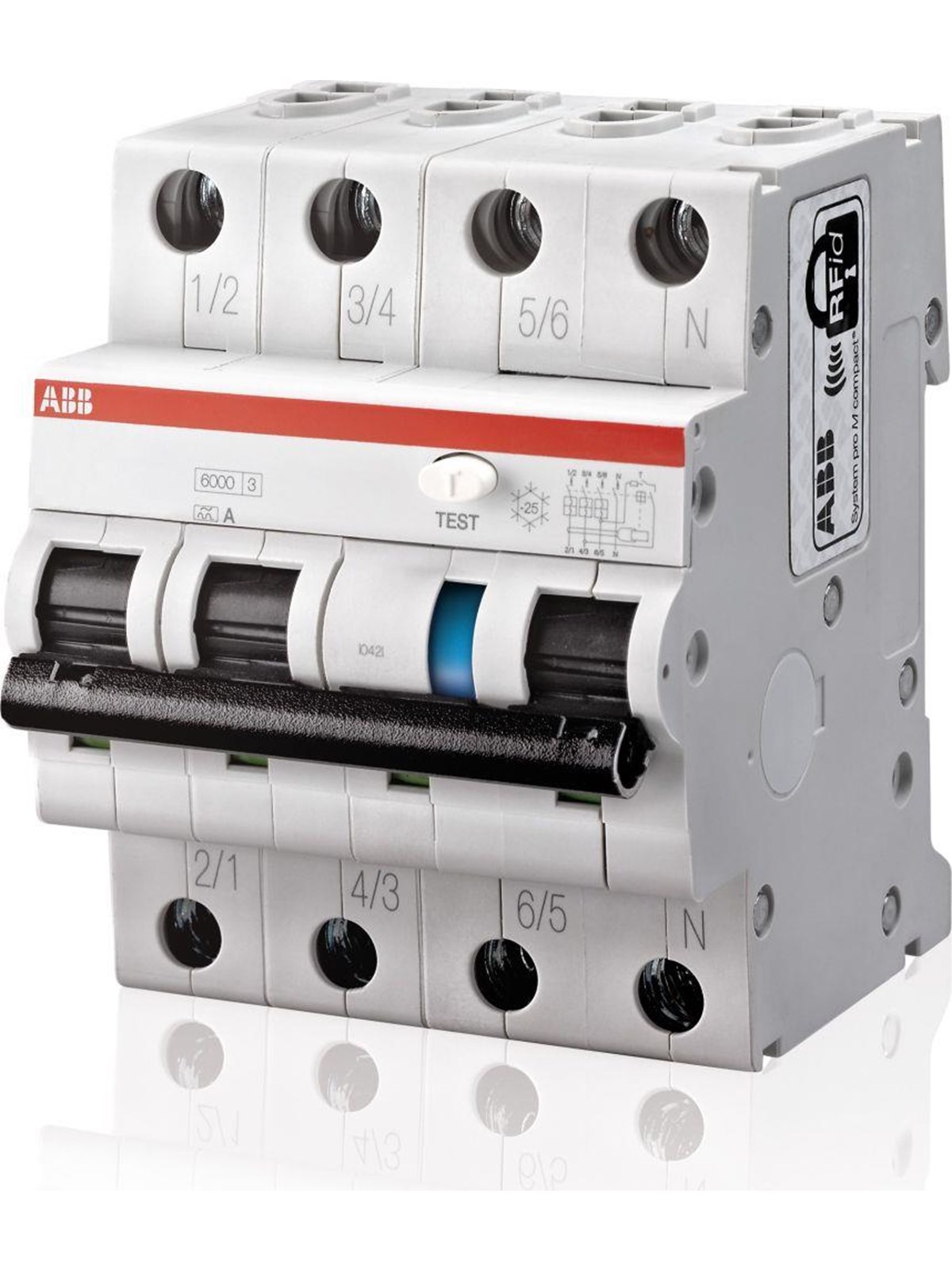 Abb Rcbo c 16/0.03 6ka Ds203nc C16 A30 - Komponenten Fuer Schaltkaesten Und Schraenke - 2csr256140r1164