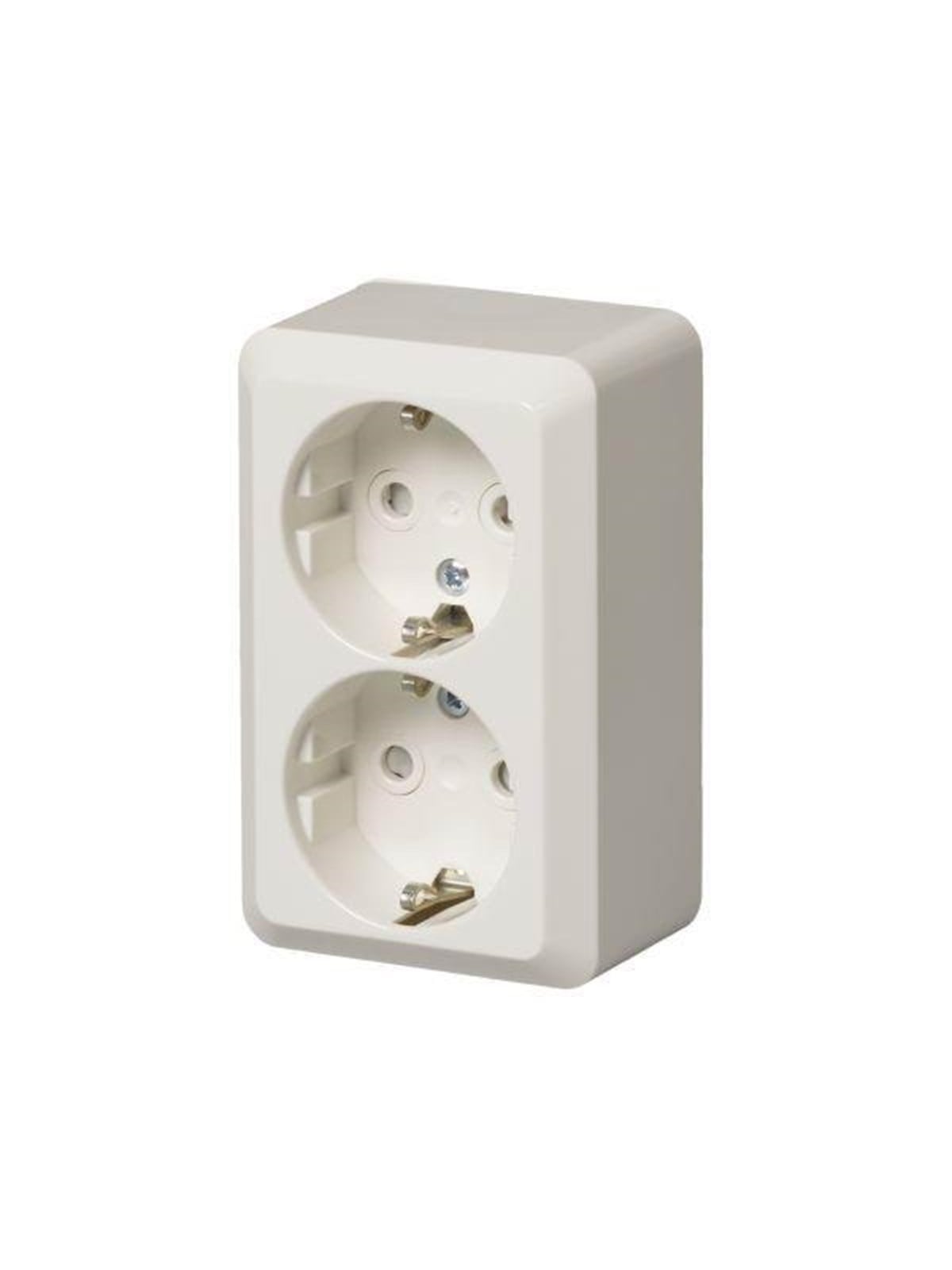 Abb Socket Outlet Schuko 2-g Screwless Term - Schaltereinheiten - 2tka000994g1