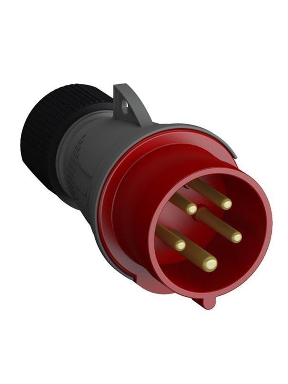ABB Industrial plug 3p+n+e 16 a red