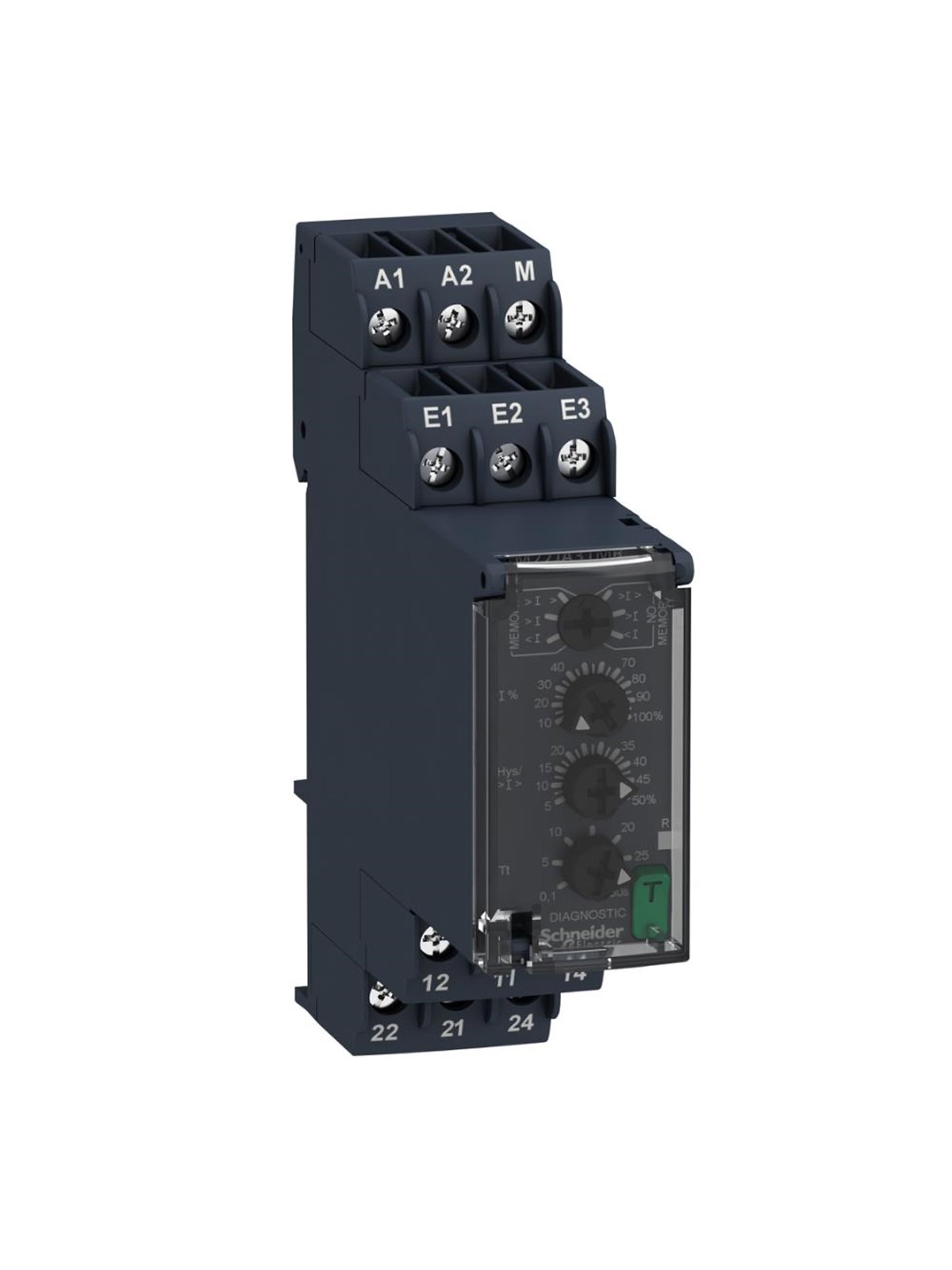 Schneider Electric Zelio control relay for undercurrent or overcurrent detectio