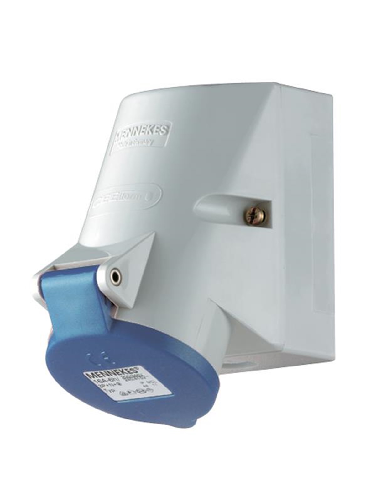 Mennekes Wall Mounted Recept. 16a3p6h230v Ip44 - Cee Material - 1720