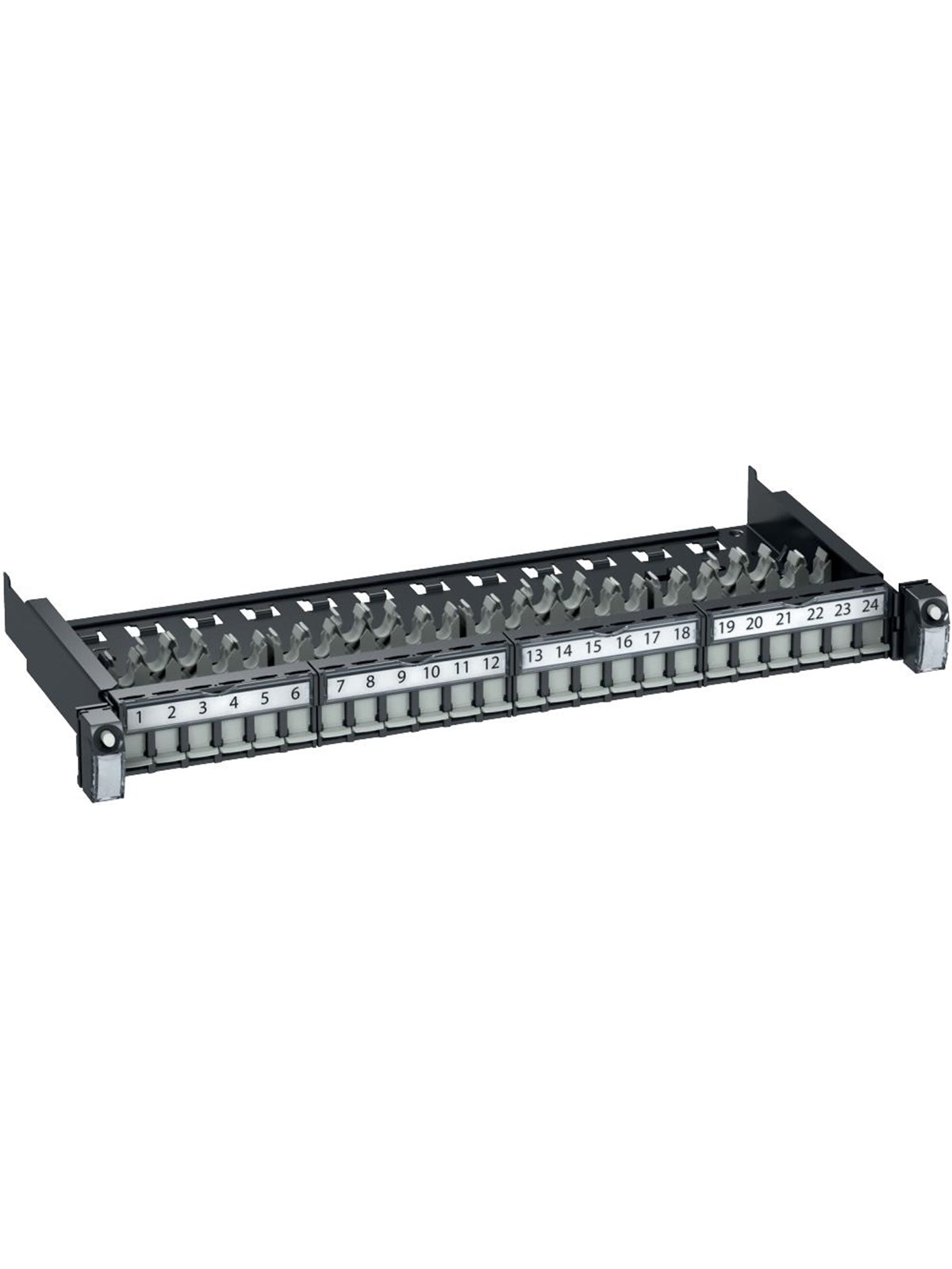 LK Actassi 19-c Patch Panel Sliding Evo 19 1u 24pt S-onedpm Ftp - Kupferverkabelung - Vdig111241f