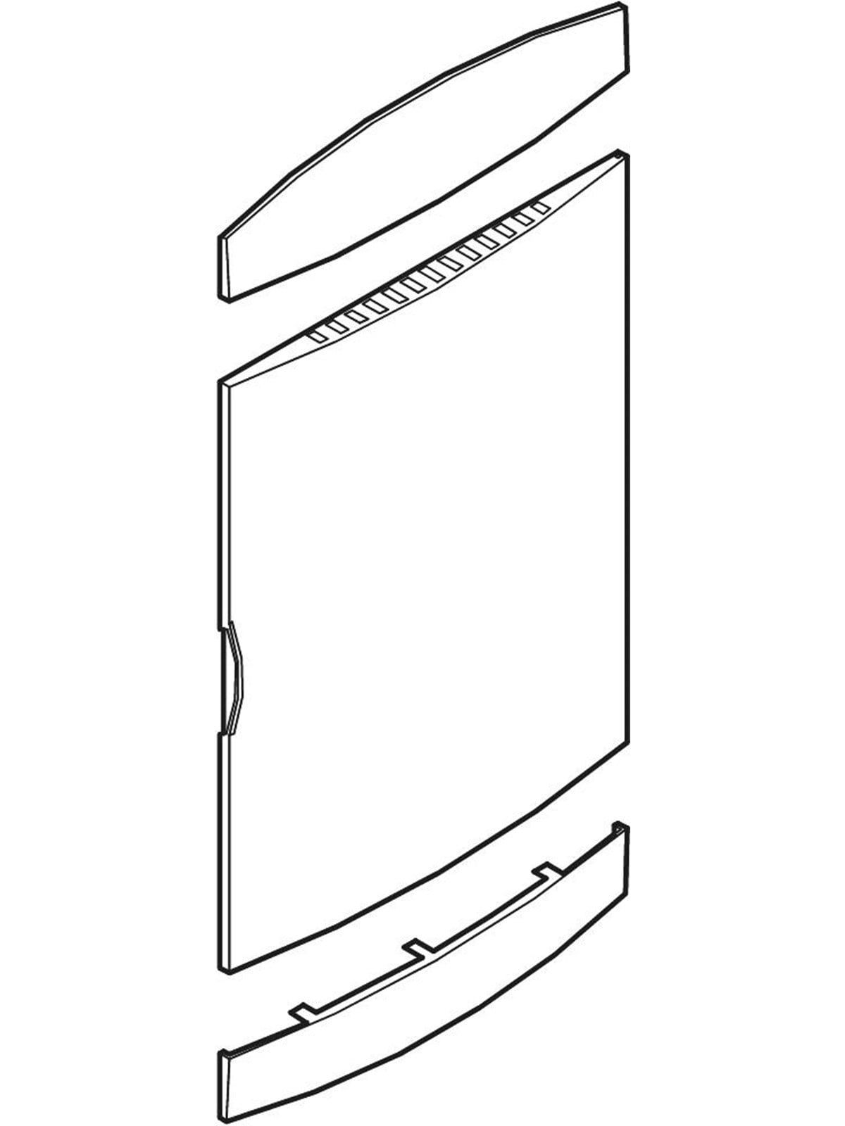 LK door - white - for pge150-14 Image