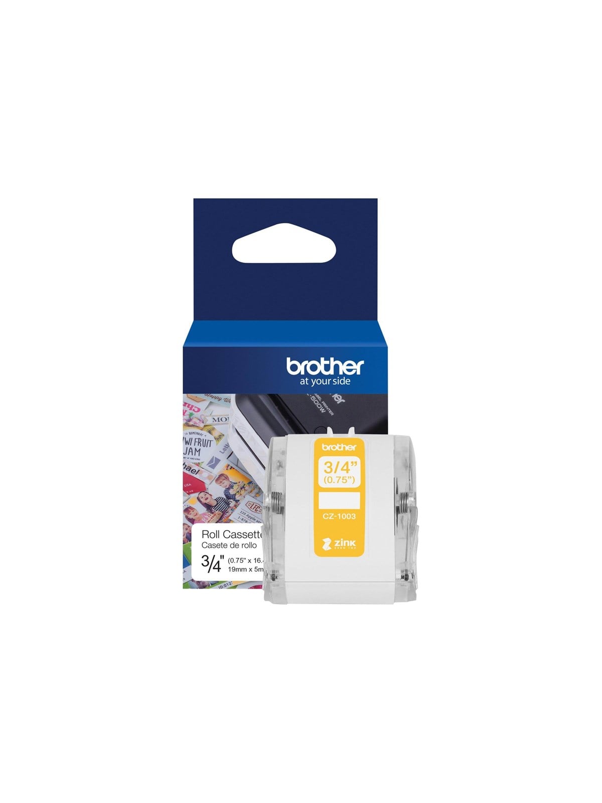 Brother Cz-1003 - Continuous Labels - 1 Roll(s) - Roll (1.9 cm x 5 m) - Papier Fotopapier Und Etiketten - Cz1003