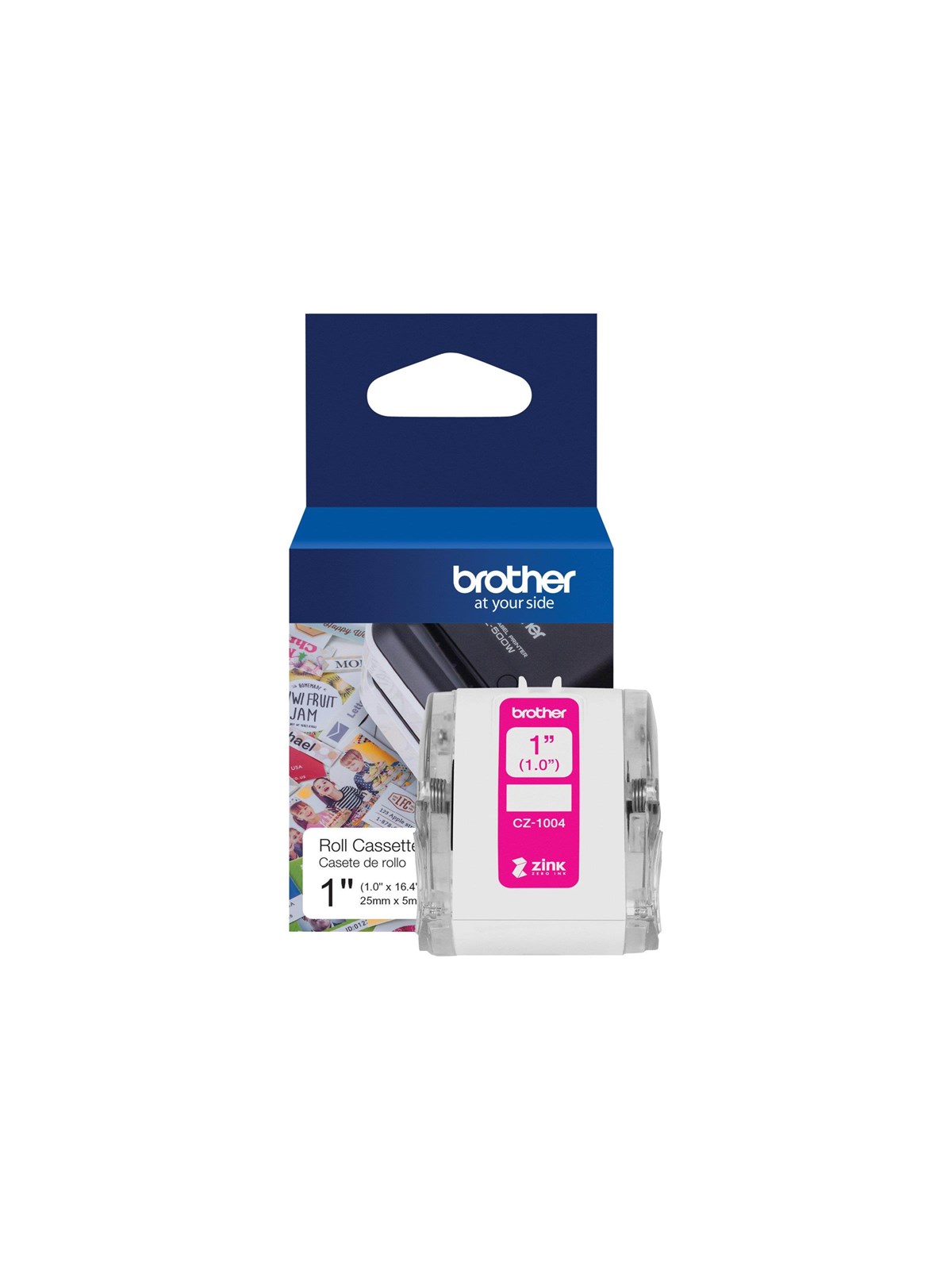 Brother Cz-1004 - Continuous Labels - 1 Roll(s) - Roll (2.54 cm x 5 m) - Papier Fotopapier Und Etiketten - Cz1004