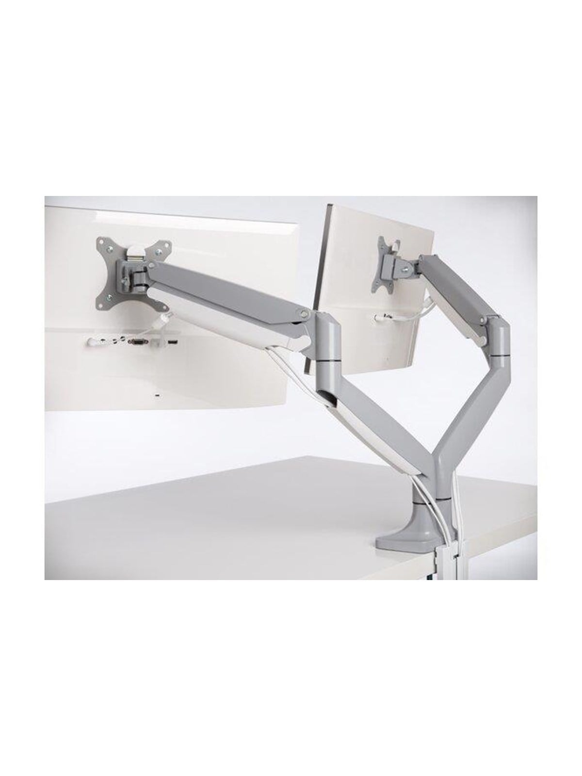 Kensington Smartfit One-touch Monitorarm Für Zwei Monitore, Grau - Monitorhalterung - K55471eu