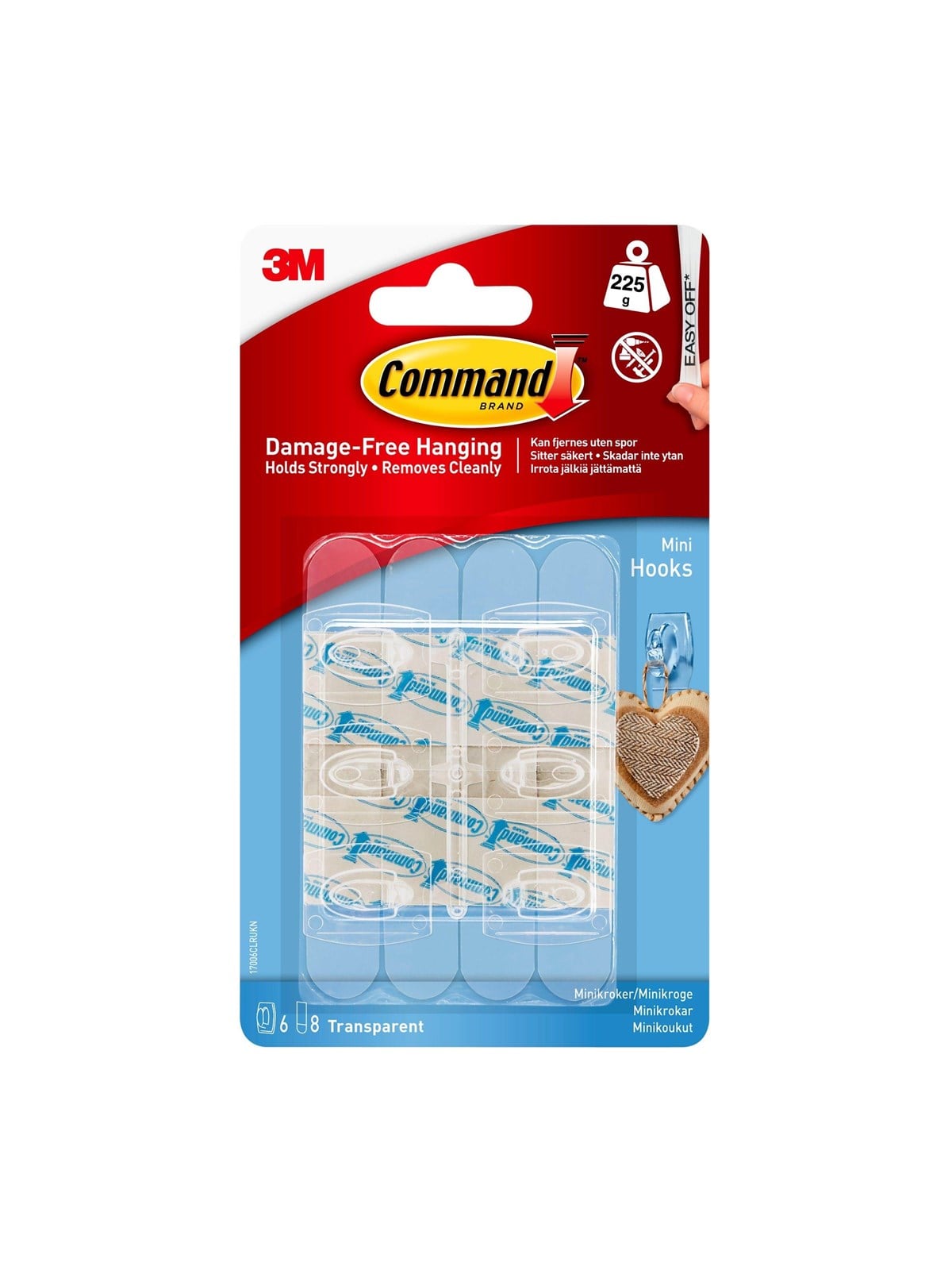 3M Command Mino Hooks - Kleiderbuegel Und Haken - 7100108896