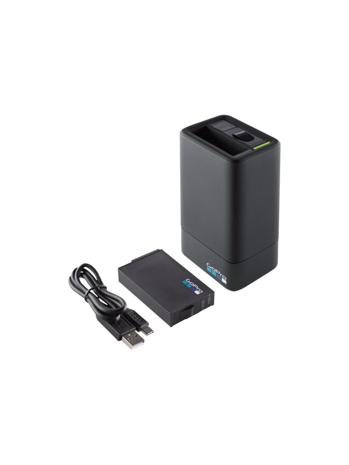 Gopro Dual Battery Charger + Battery - Battery Charger - With Battery - Li-ion - Akkus Ladegeraete - Asdbc-001
