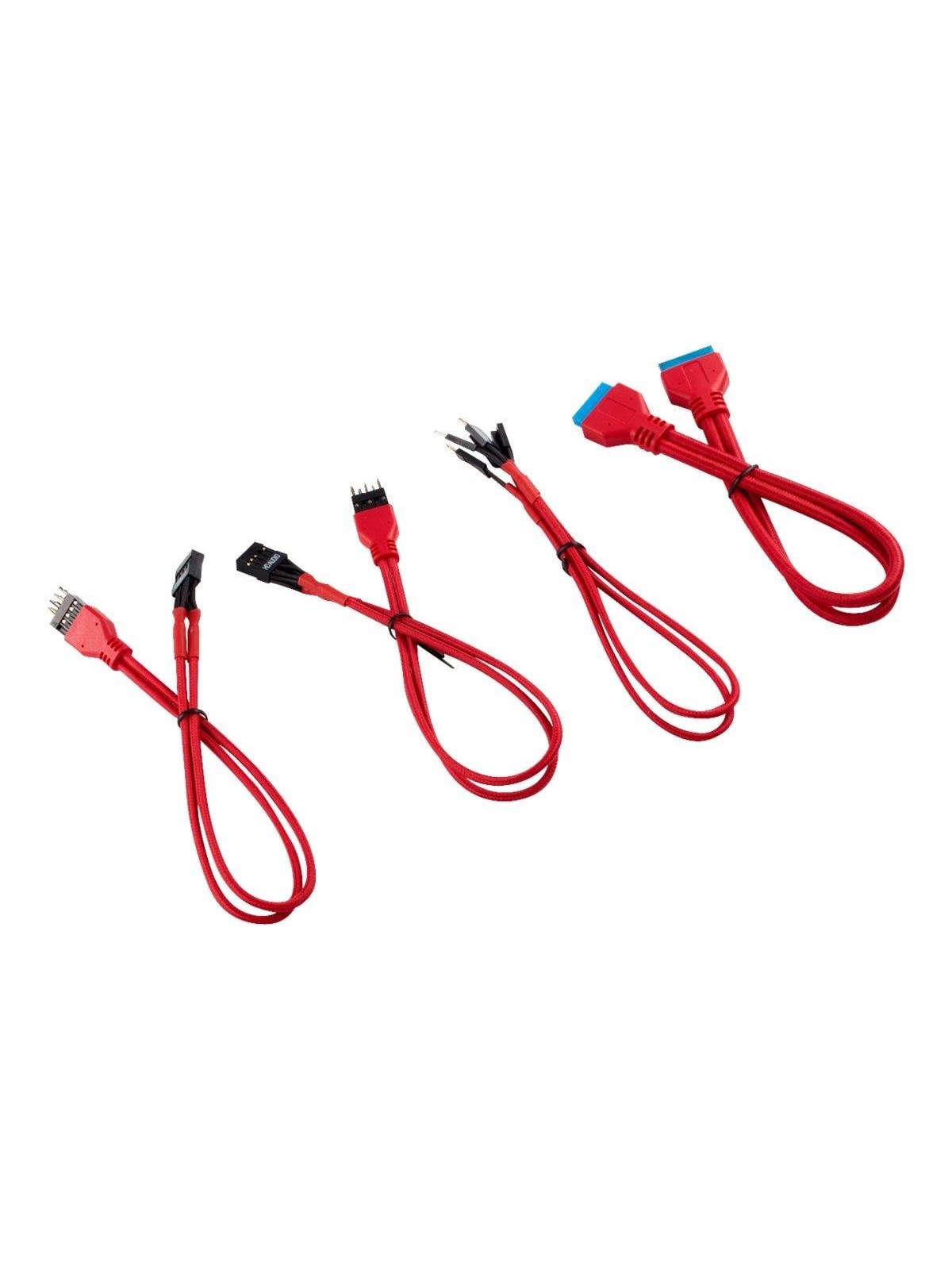 Corsair Premium Sleeved I/o Cable Extension Kit - Red - Gehaeusezubehoer - Cc-8900246