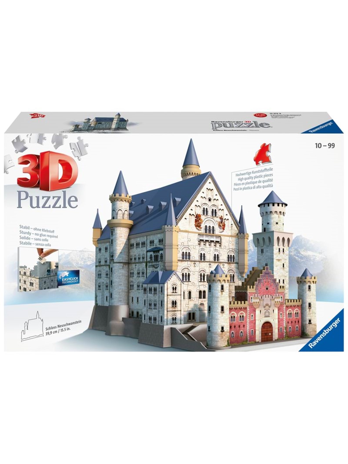 Ravensburger Neuschwanstein Castle - 216p 3D Puzzle - 4005556125739