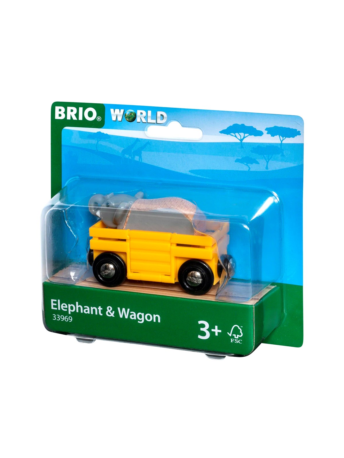 Brio Elephant And Wagon - Brio Train - 33969