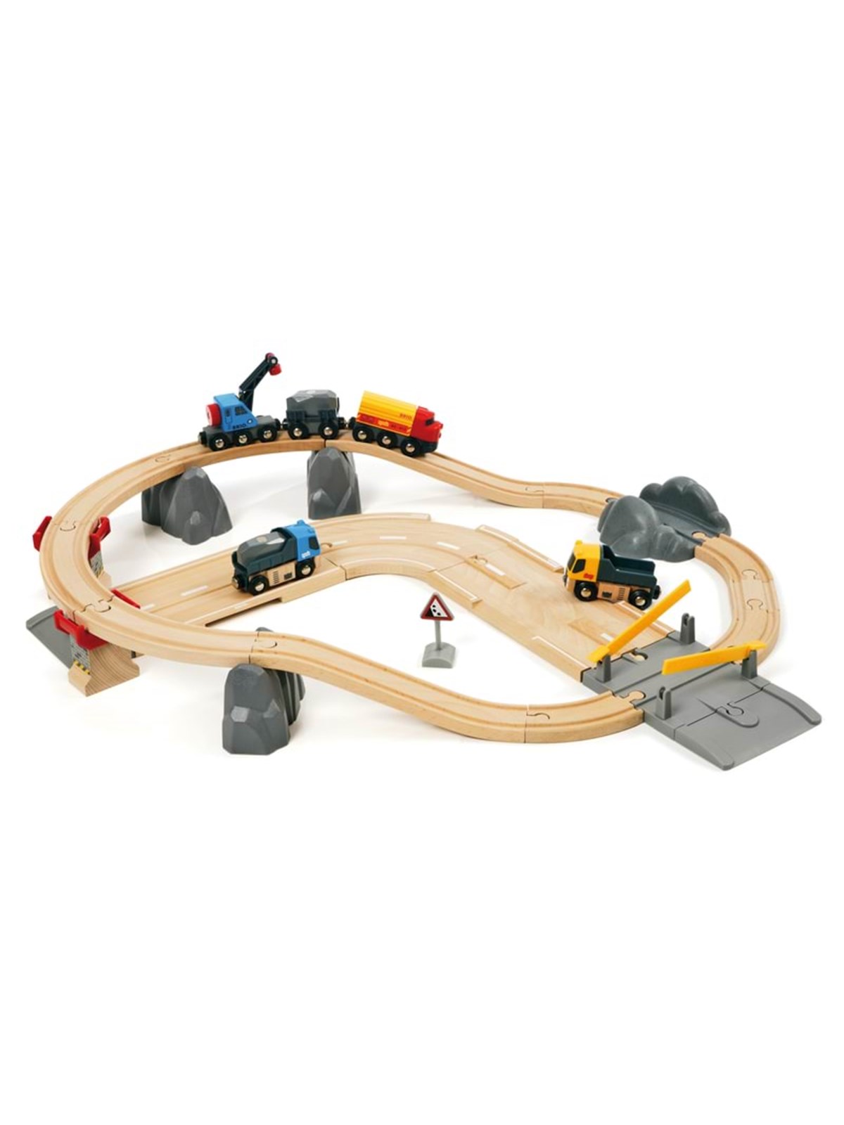 Brio Straßen & Schienen Steinverlade Set - Brio Train - 33210
