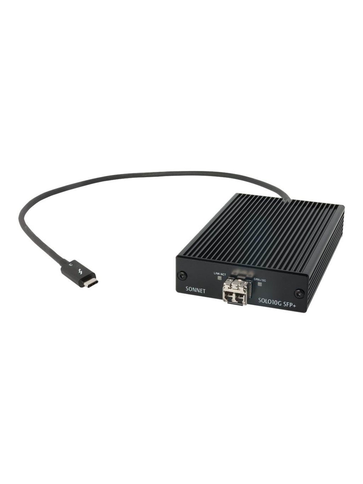 Sonnettech Solo10g Sfp+ 10 Gigabit Ethernet Thunderbolt Adapter With Short-range Sfp+ Transceiver - Netzwerkadapter Netzkarte Druckserver Usw - 