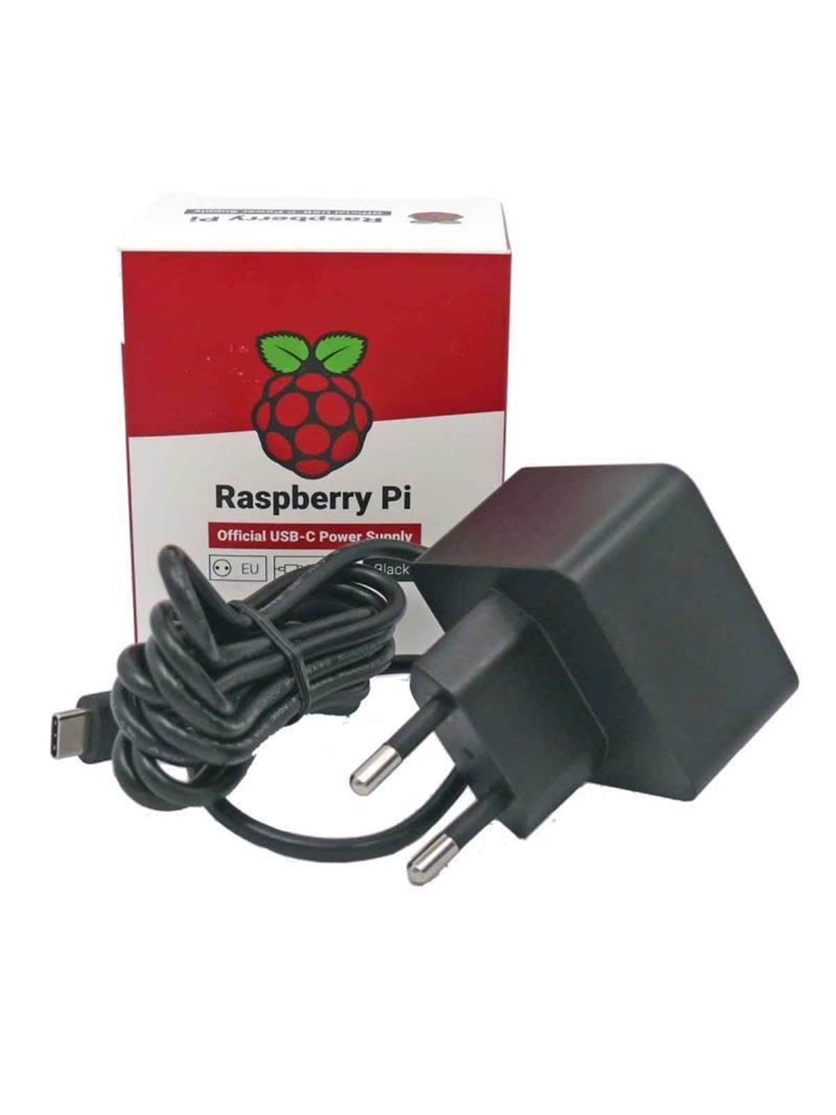 Raspberry Usb C Charger (3A) - Black - Handys Adapter Und Ladegeraete - Rpi4 Psu EU Black Bulk