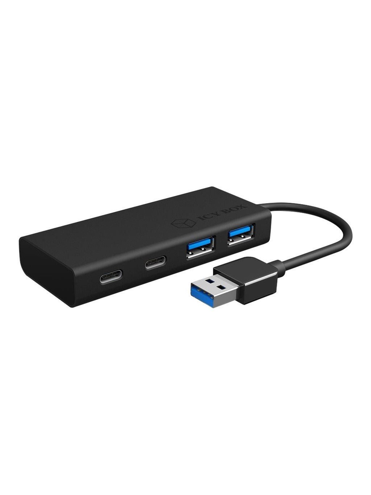 Icy Box Ib-hub1426-u3 Usb-hubs - 4 - Schwarz - Usb Hubs