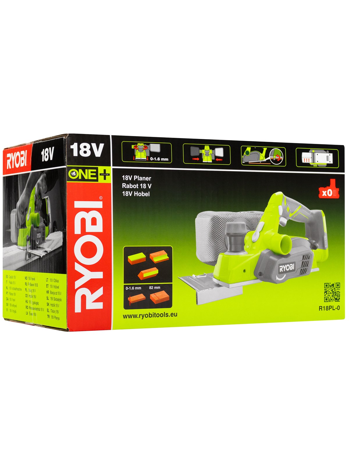 Ryobi R18pl-0 - Planer - Haus Garten - 5133002921 / 4892210151520