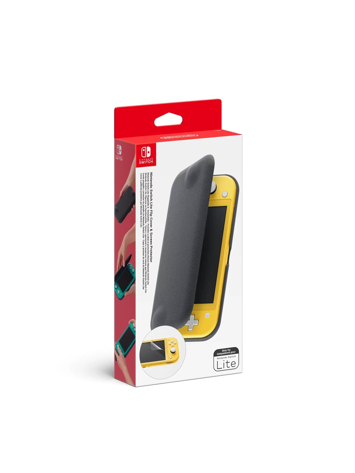Nintendo Flip Cover & Screen Protector - Miscellaneous - Nintendo Switch Lite - Gaming Zubehoer - 0045496431327