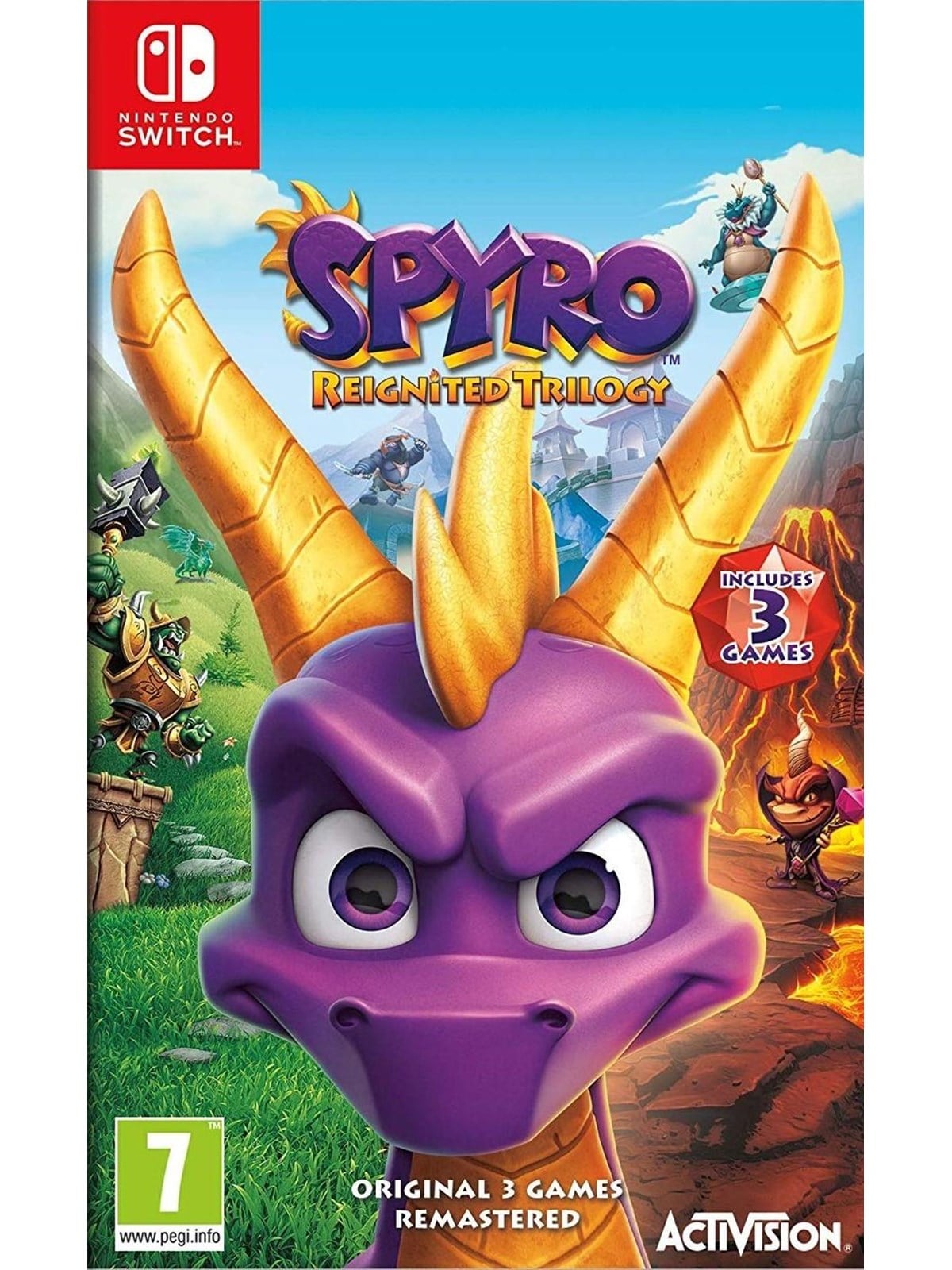 Spyro Reignited Trilogy - Nintendo Switch - Platformer - Pegi 7 - Spiele - 5030917284595