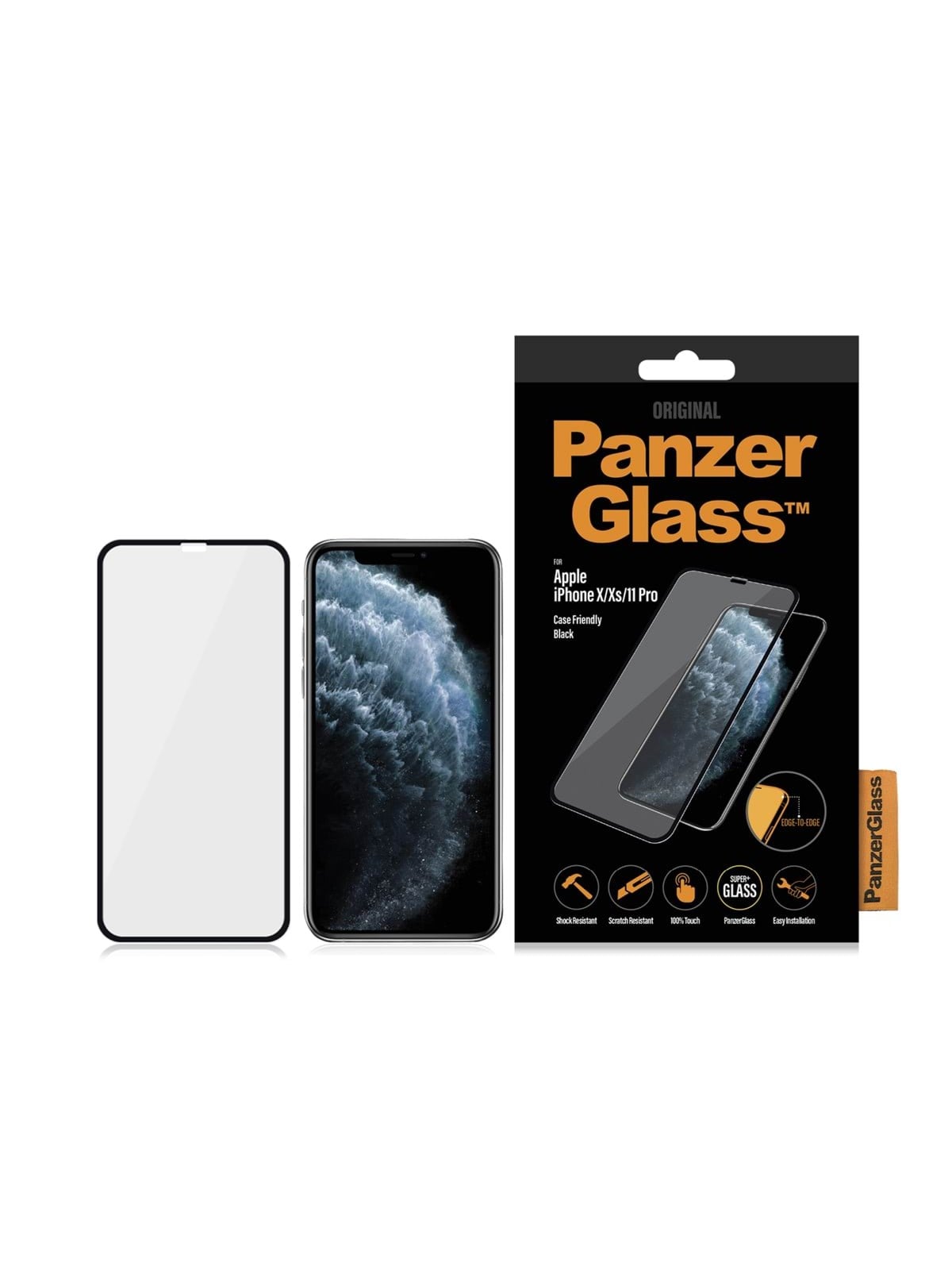 Panzerglass Screen Protector Apple Iphone 11 Pro | Xs | X | Edge-to-edge - Handys Schutzfolie - Panzer2664