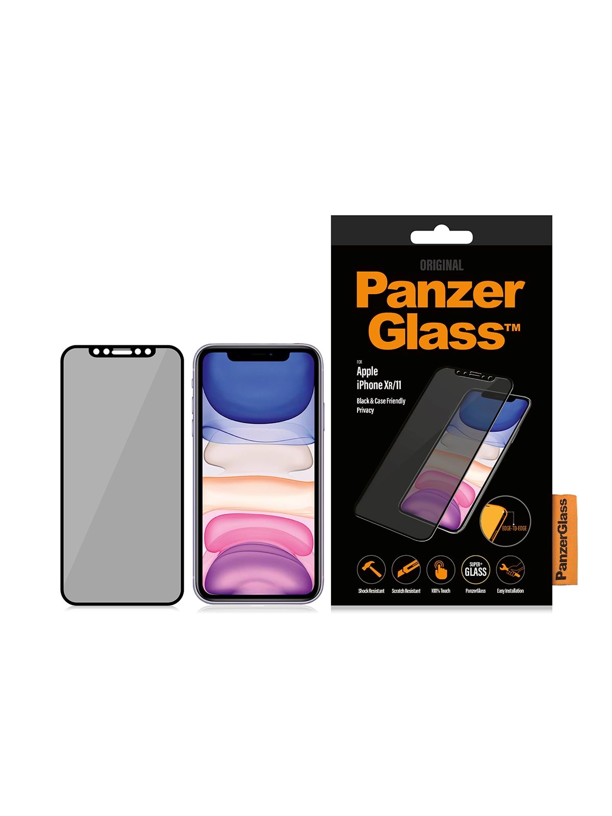 Panzerglass Privacy Screen Protector Apple Iphone 11 | XR | Edge-to-edge - Handys Schutzfolie - Panzerp2665