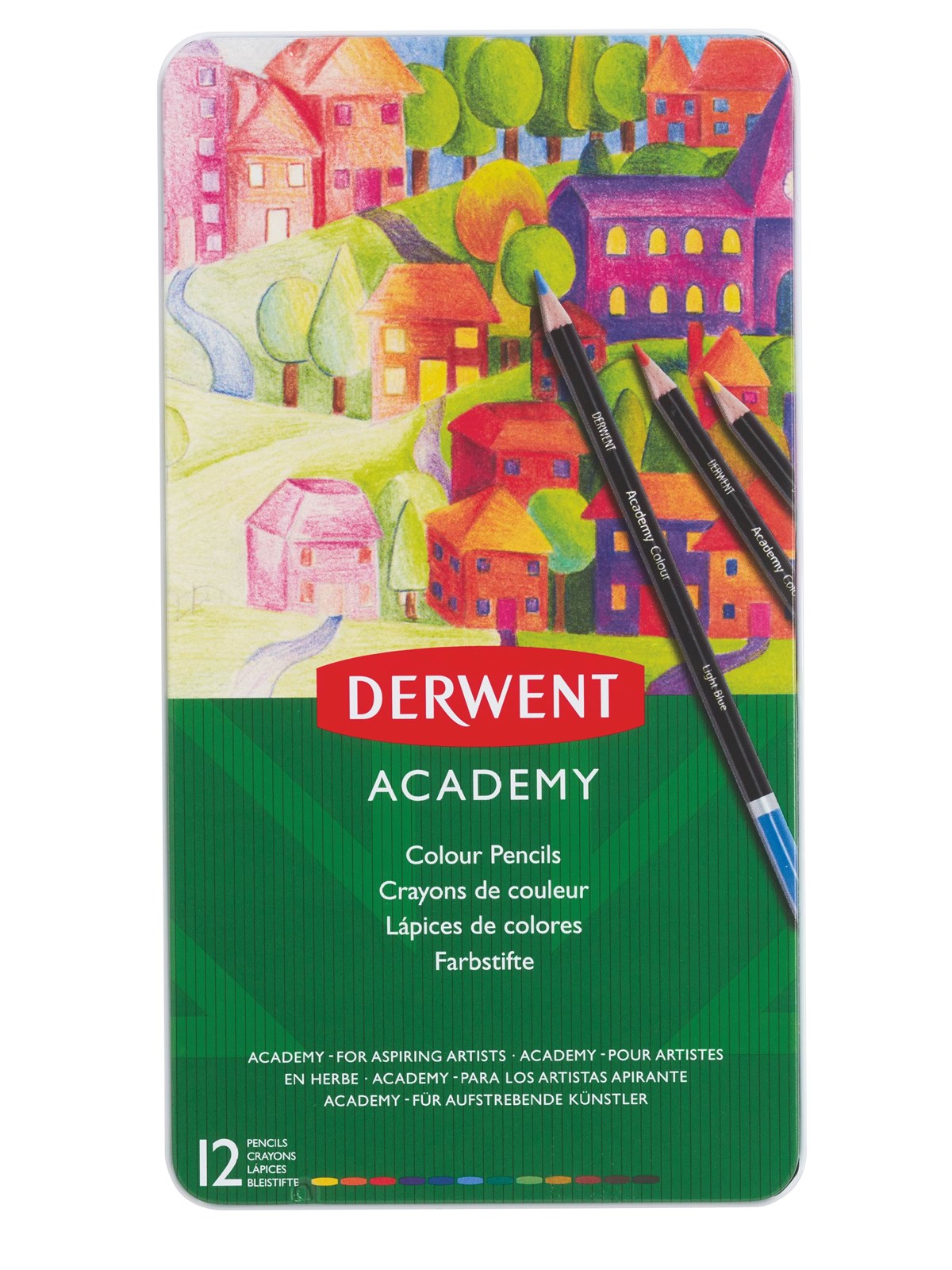 Derwent Colour Pencils (12 Tin) - Utensilien Zum Schreiben Und Zeichnen - 2301937