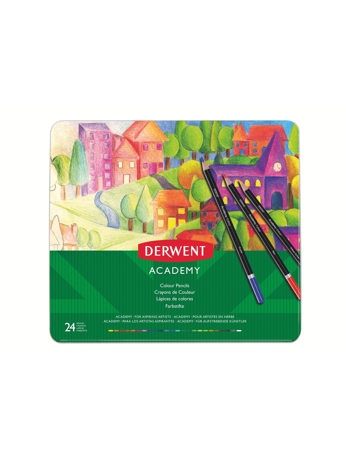 Derwent Colour Pencils (24 Tin) - Hobby Zubehoer - 2301938