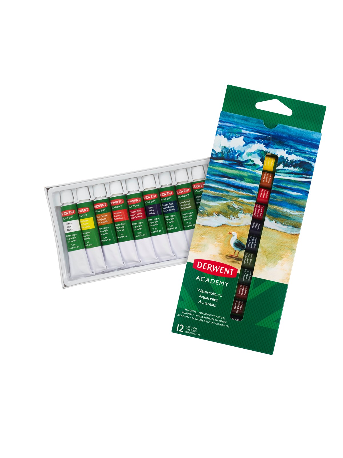 Derwent Water Col. Paint 12x12ml - Hobby Zubehoer - 2302404