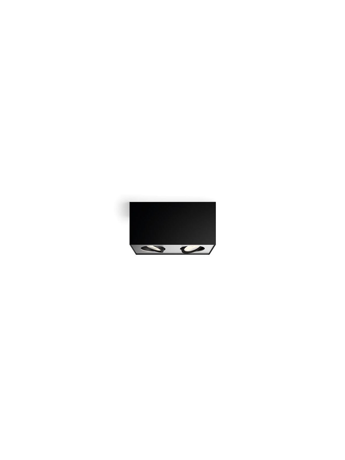 Philips BOX special form black 2x4.5W SELV