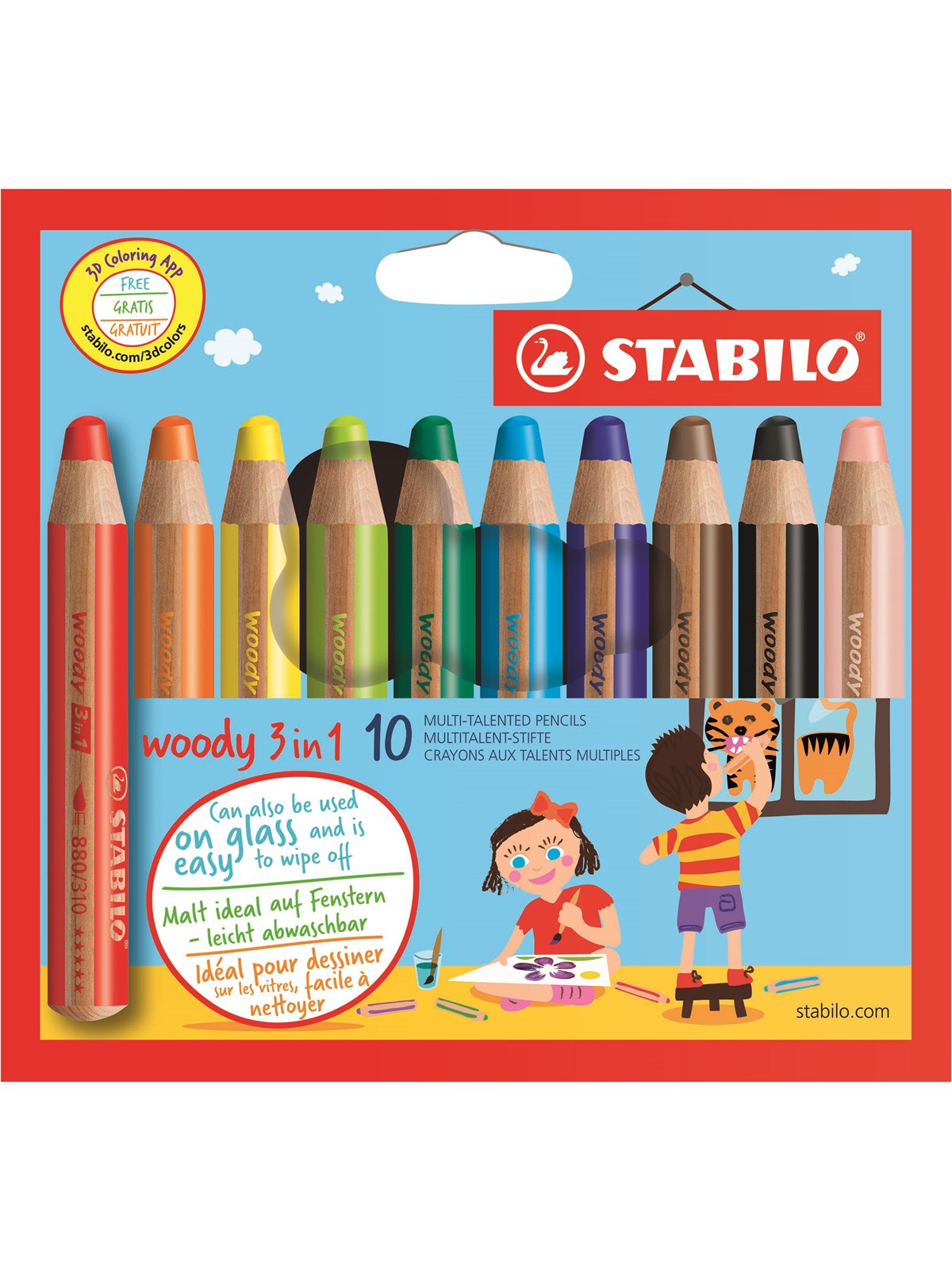 Stabilo Woody 3 in 2 - Hobby Zubehoer - 880/10