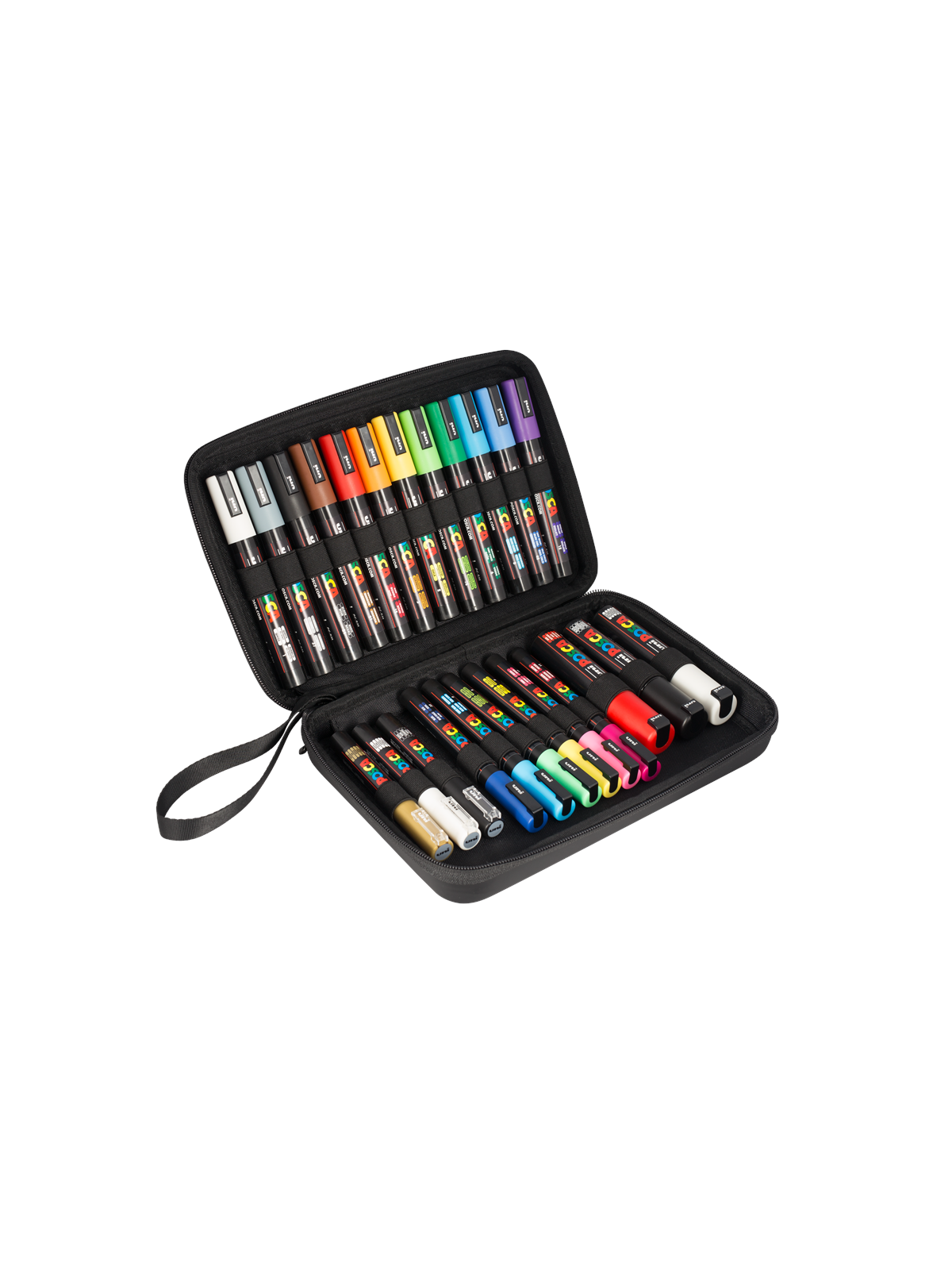 Posca - 24 Pcs - Water-based - Assorted Colours - Utensilien Zum Schreiben Und Zeichnen - 401532