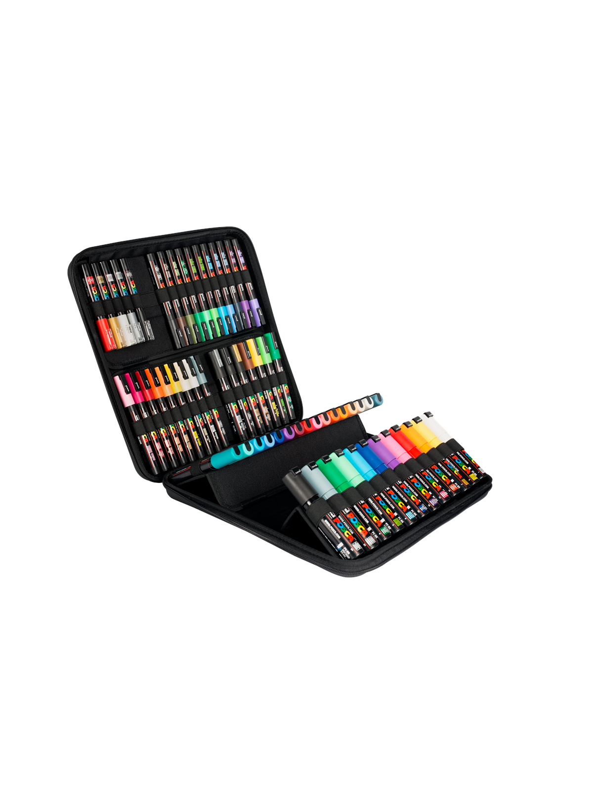 Posca 60 Pack - Water-based Pigment - Assorted Colours - Hobby Zubehoer - 401533