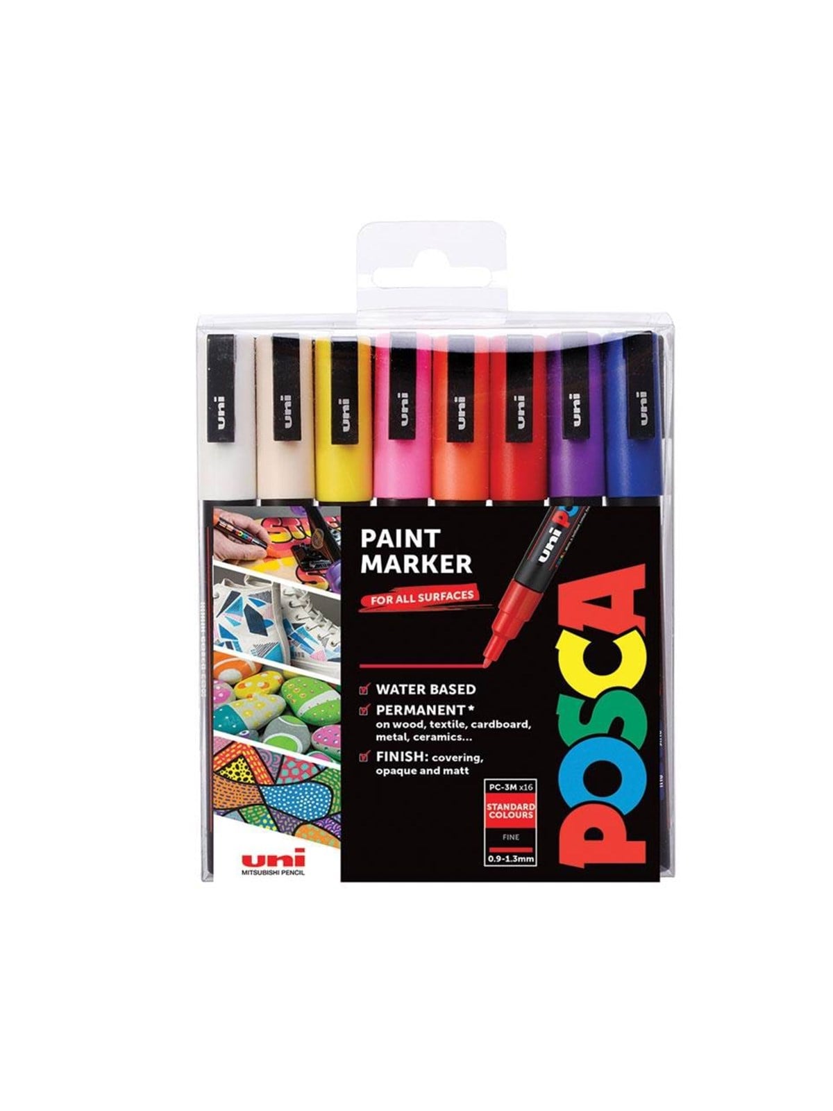 Posca Pc-1m - 16 Colors - Hobby Zubehoer - 401629