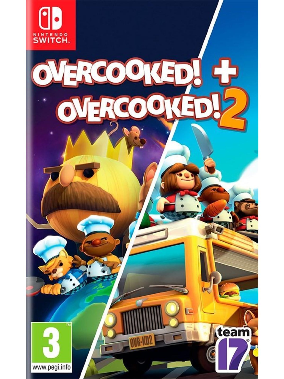 Overcooked + Overcooked 2 Double Pack - Nintendo Switch - Party - Pegi 3 - Spiele - 5056208806116