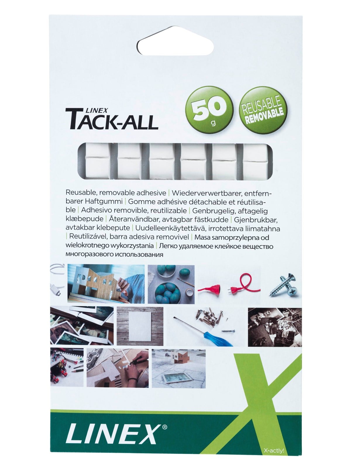 Linex Tack-all Adhesive Rubber - in Small Squares - Klebeband Und Kleber - 400098267