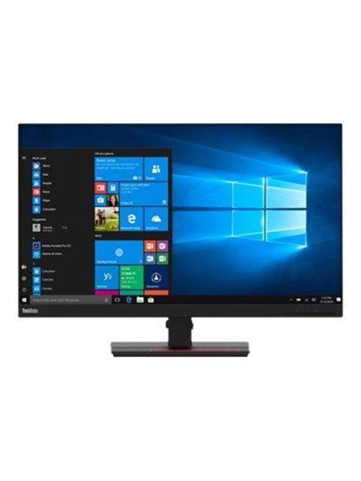 27" Lenovo Thinkvision T27q-20 - 2560x1440 (Qhd) - 60hz - Ips - Bildschirm - 61edgat2eu