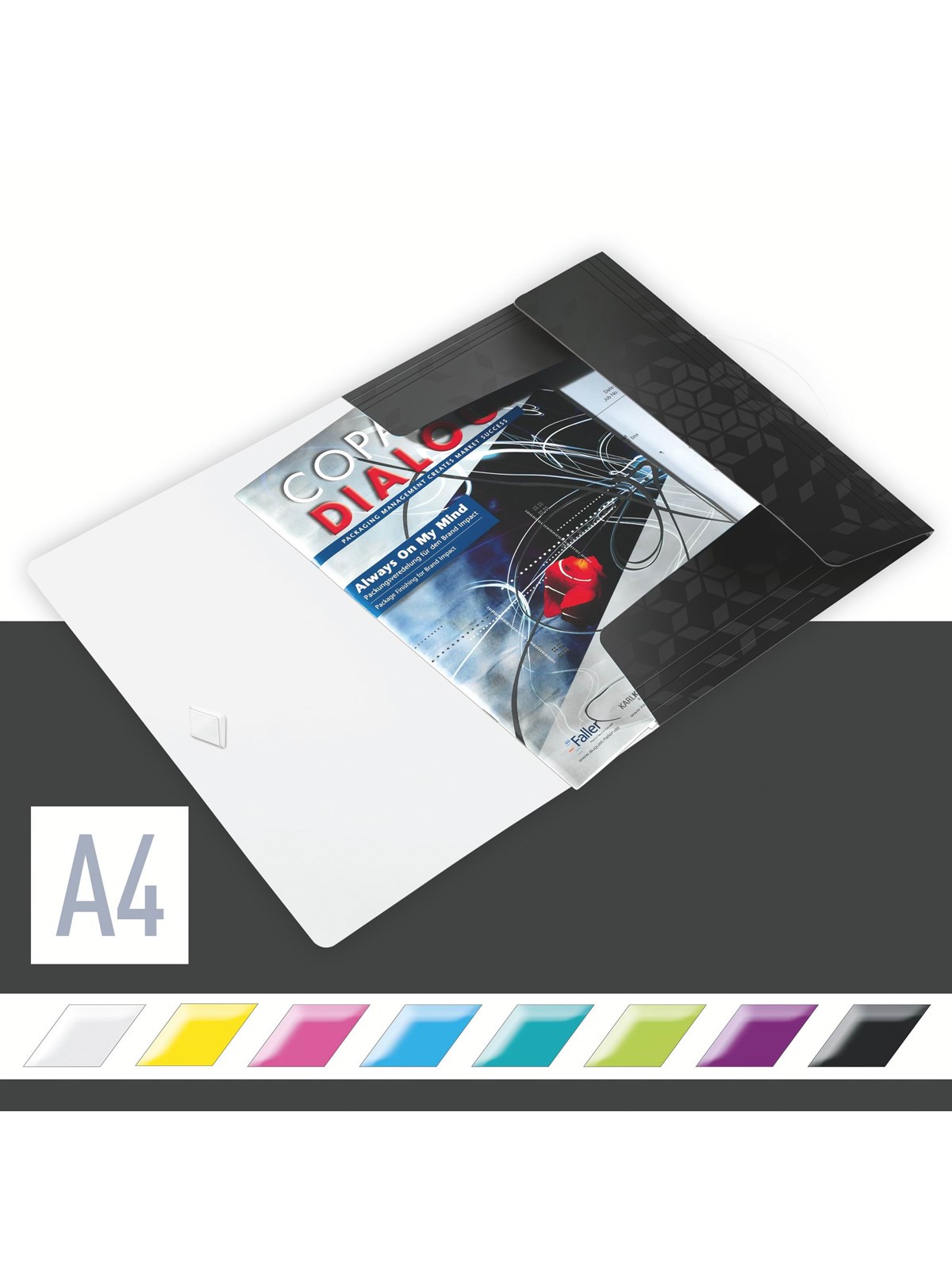 Leitz Wow Eckspannermappe Schwarz - Mappenund Clipboards - 45990095