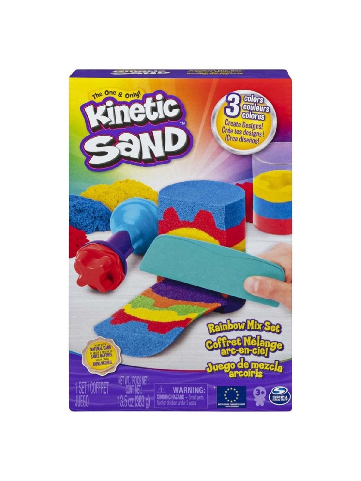 Kinetic Sand Rainbow Mix Set - Kreativ Spiele - 6053691