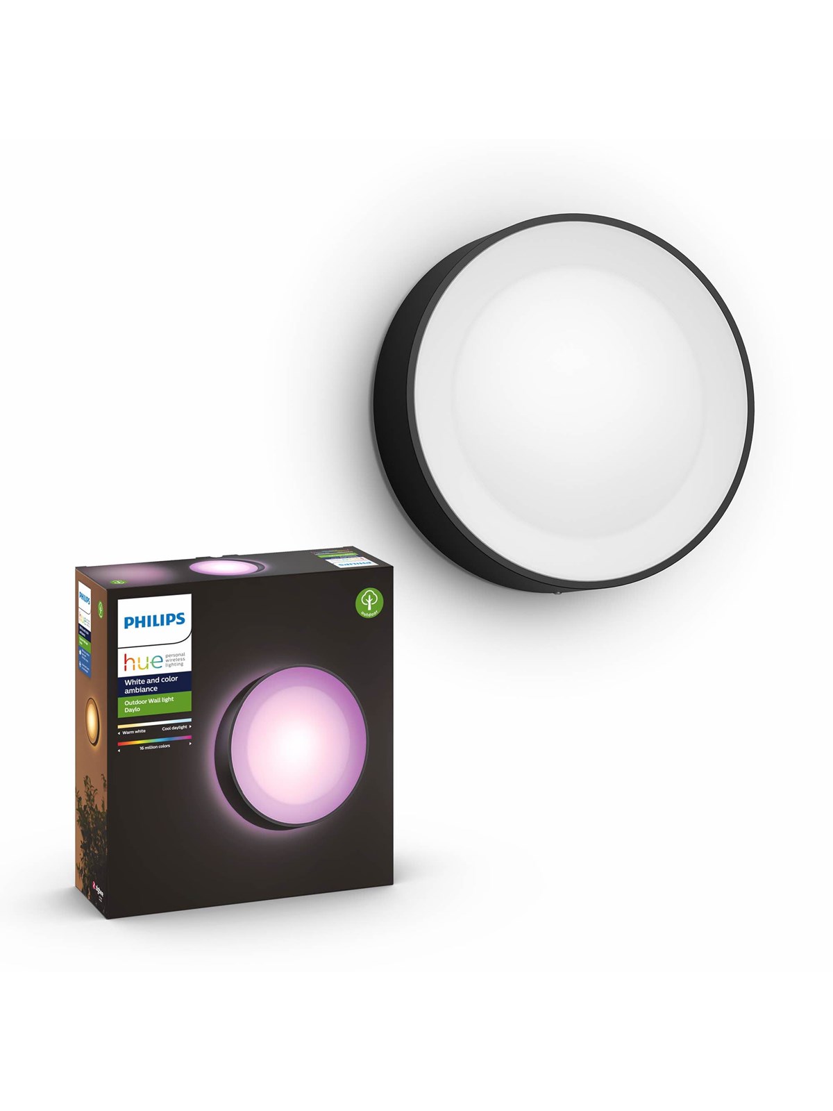 Philips Hue Outdoor Daylo Wandleuchte - Schwarz - Smart Home - 915005843201