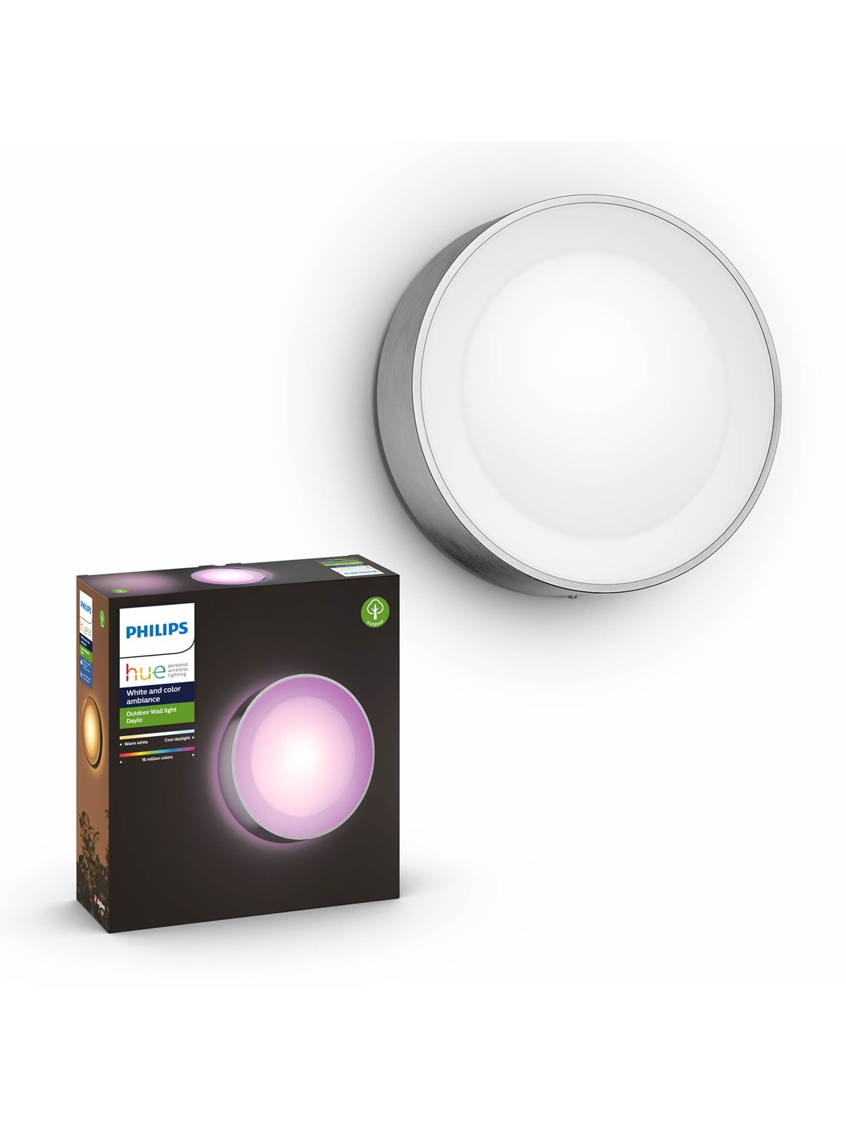 Philips Hue Outdoor Daylo Wandleuchte - Inox - Smart Home - 915005843301